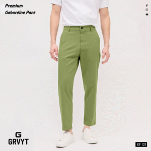 GRVYT Gabardine Pant - (Light Olive) - EF121