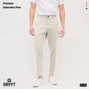 GRVYT Gabardine Pant - (Cream) - EF123