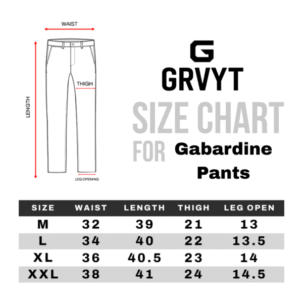 GRVYT Gabardine Pant - (Cream) - EF123 - Image 4