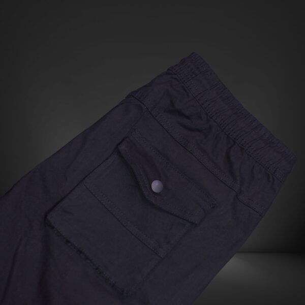 Premium Premium Cargo Pant- (Black) - GT-101 - Image 3