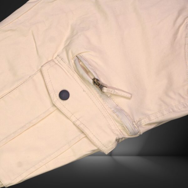 Premium Premium Cargo Pant- (Cream) - GT-106 - Image 3