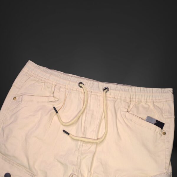 Premium Premium Cargo Pant- (Cream) - GT-106 - Image 2