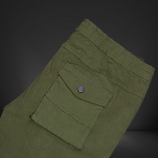 Premium Premium Cargo Pant- (Deep Olive) - GT-104 - Image 3