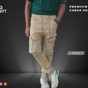 Premium Premium Cargo Pant- (Dark Beige) - GT-105