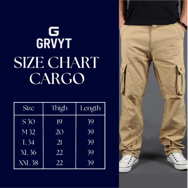 Premium Premium Cargo Pant- (Deep Gray) - GT-103 - Image 4